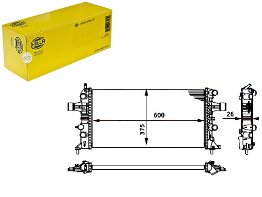 HEL8MK 376 - Engine radiator – система охолодження двигуна [ад
