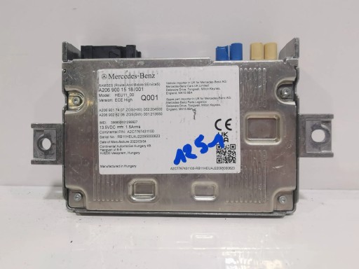 A2069001518, - Модуль зв'язку mercedes w206 w223 a2069001518 оригінальний новий!!