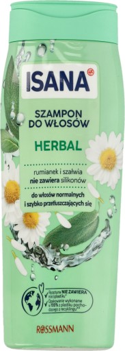 ISANA HERBAL ŠAMPÓN MASTNÉ VLASY 300 ML