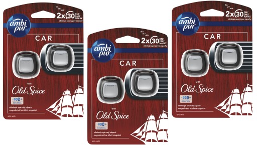 AMBI PUR CAR Odświeżacz zapach zawieszka do samochodu auta Old Spice