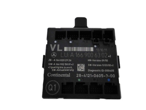 A1669006302 - MERCEDES ML W166 166 модуль передньої лівої двері
