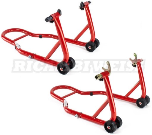 ПОДЪЕМНИКИ, ПОДСТАВКИ ДЛЯ МОТОЦИКЛОВ, ПЕРЕДНИЕ И ЗАДНИЕ РОЛИКИ