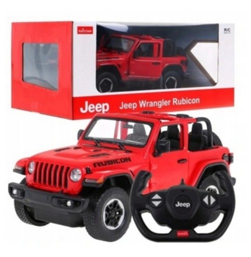 Автомобіль Rastar Jeep Wrangler Rubicon 1:14 червоний