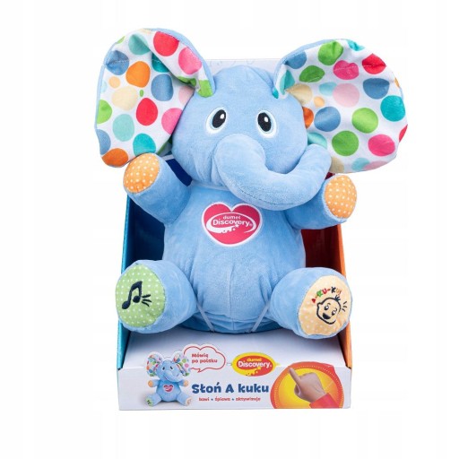 Інтерактивна плюшева іграшка Dumel Słoń A Kuku