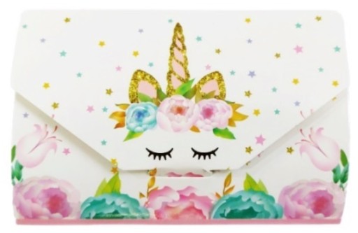 ЗАПРОШЕННЯ НА ДЕНЬ НАРОДЖЕННЯ ЄДИНОРІГ 6 ШТ