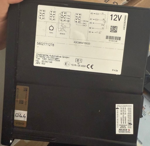 Тахограф iveco daily dtco 4.0 2024 2024 5802771278 / 5803020951 новый!