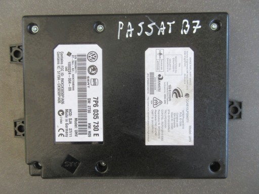 Модуль bluetooth контролера vw passat b7 7p6035730e