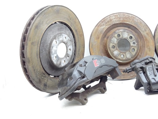 HAMULCE calipers front rear part discs KOMPLET SWAP 400MM AUDI S8 D4 4H 4.0 TFSI