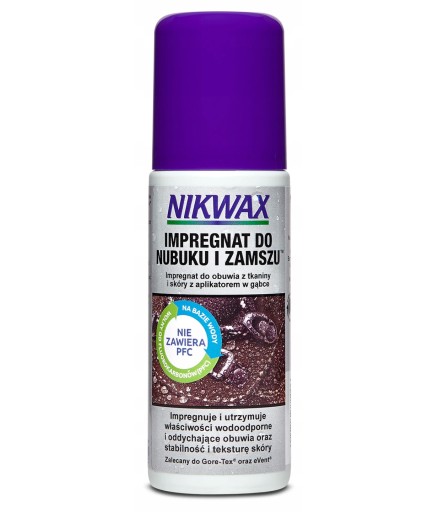 Impregnácia na obuv nubuku a semiš špongia Nikwax 125ml