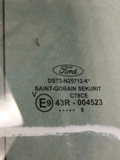 Ford Mondeo MK5 2019 KOMBI window right rear part DS73N25712K