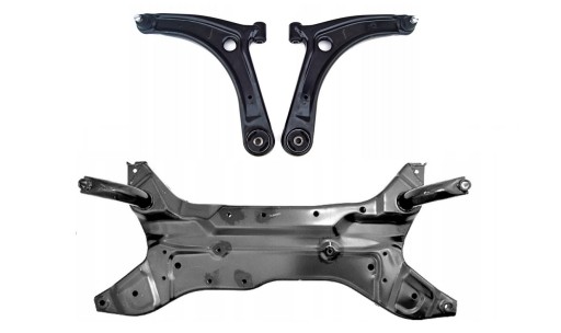 ST.RZ.MS.414+WAHACZE1 - Промінь сани рама візок коромисла для OUTLANDER II 06-