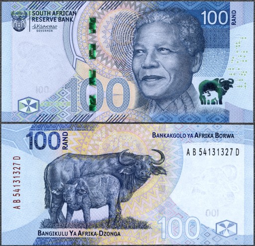 RPA - 100 Rand 2023 * W151 * nowa seria * bawoły