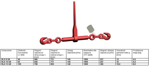 Натяжитель цепи PEWAG натяжитель цепи 100KN