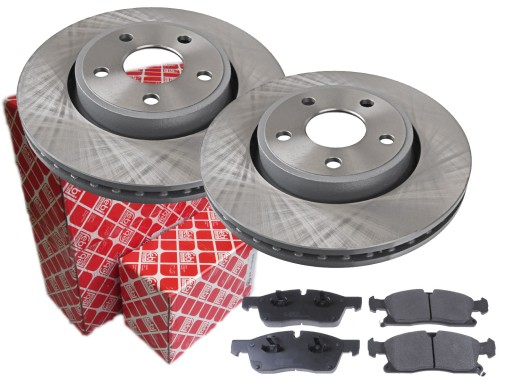 ДИСКИ КОЛОДКИ FEBI ПЕРЕДНЯ GRAND CHEROKEE IV 330MM