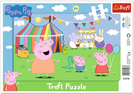 Пазл Trefl У парку розваг 15 елементів