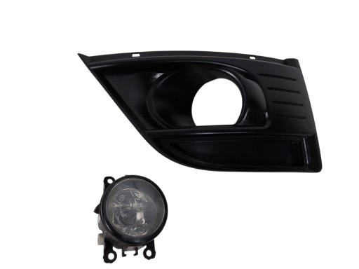 CITROEN C4 PICASSO (G) fog light left + frame grid left KOMPLET 9680403977