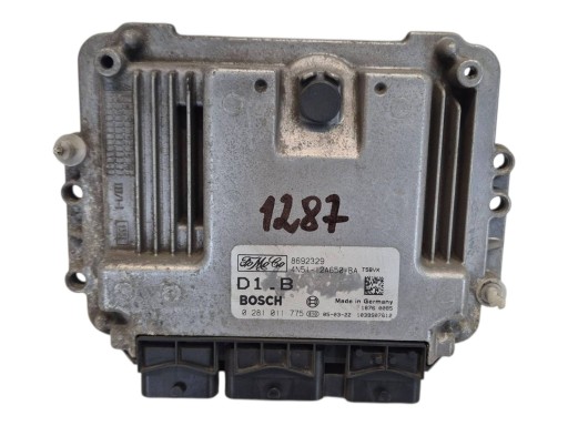 Контроллер двигателя volvo v50 1.6d 4n5112a650ba