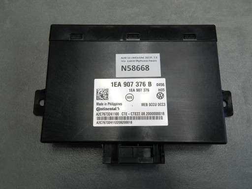 1EA907376 - Audi s3 A3 8y 2021 модуль драйвера 1ea907376b