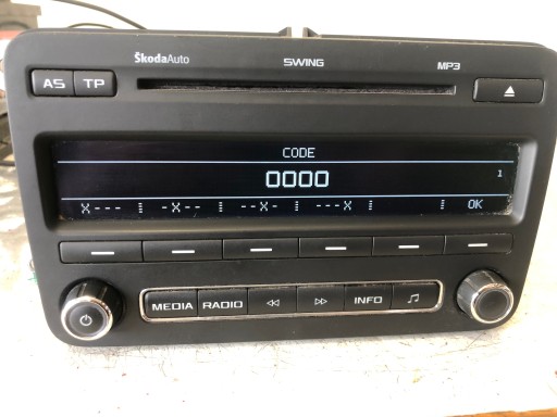 RADIO CD SKODA FABIA II LIFT 5J0035161C