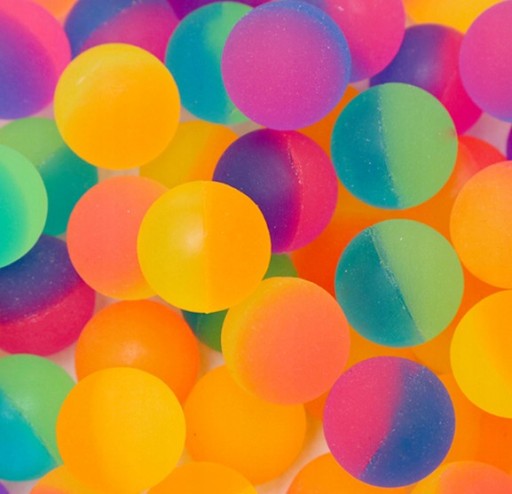 ГУМОВИЙ М'ЯЧ, 2-КОЛЬОРНИЙ ГУМОВИЙ М'ЯЧ