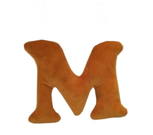 ПОДУШКА ДЛЯ БУКВ 45 СМ BOHO VELVET ШИТА КОЛЬОРИ