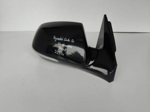 mirror right HYUNDAI SANTA FE III 18- LIFT KAMERA 20 PIN