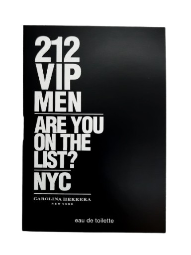 carolina herrera 212 vip men woda toaletowa 1.5 ml   