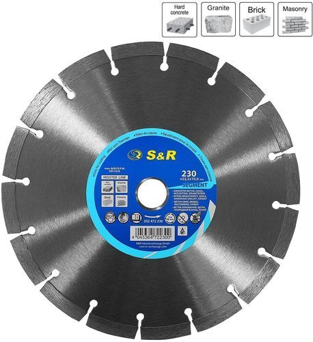 S & R алмазний сегментний ріжучий диск 230x2. 6