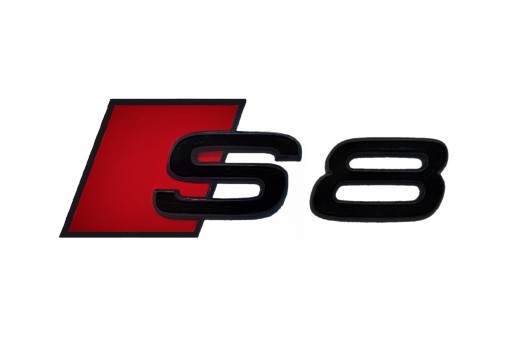 ОРИГИНАЛЬНАЯ ЗАДНЯЯ НАДПИСЬ AUDI S8 ЧЕРНАЯ 4N0071804