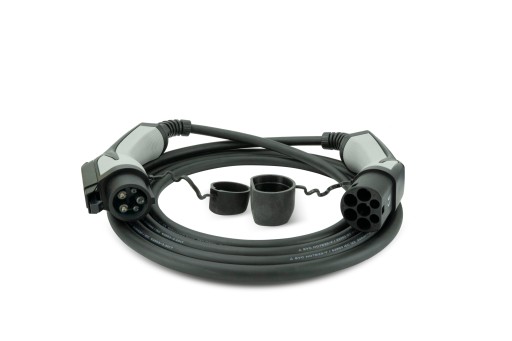 Зарядний кабель WissEnergy WS008 Typ2 - TYP1 LED 5M