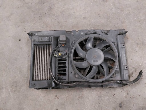 support panel for radiators pillar + KOMPLET of radiators PEUGEOT 5008 and 1.6 HDI