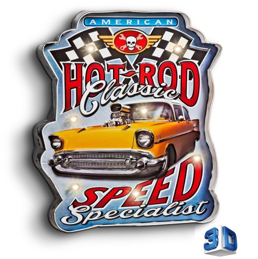 3D-вивіска з підсвічуванням, Speed Limit Hit Gift USA