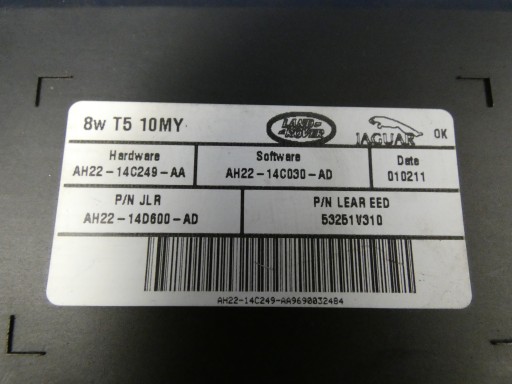 RANGE ROVER SPORT L320 modulo sedile Destra Anteriore