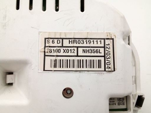 Honda Civic VII dials dials predkosciomierz HR0319111