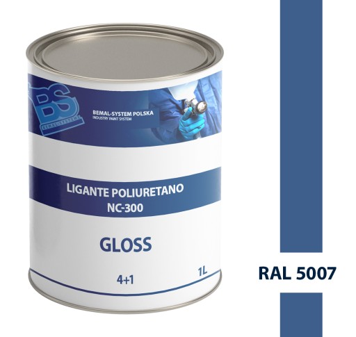 BEMAL СУДОВАЯ КРАСКА-ПОЛИУРЕТАНОВЫЙ ЛАК - 1L-RAL 5007