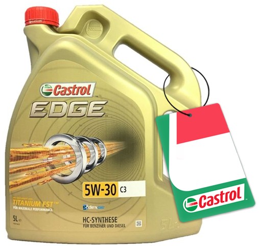 CASTROL EDGE TITANIUM FST 5W30 C3 5L + БЕЗКОШТОВНО