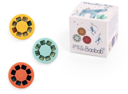 Moulin Roty Набір з 3 дисків Sous mon baobab