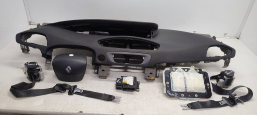 dashboard console airbags tension belts Renault Grand Scenic III 1,5 DCI