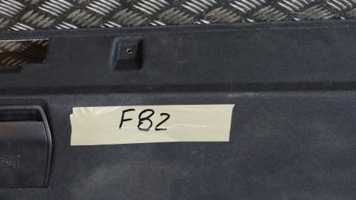 IDEALNA HINTEN ABDECKUNG, HUTABLAGE M-P BMW F32 F82 M4 SCHWARZE 1