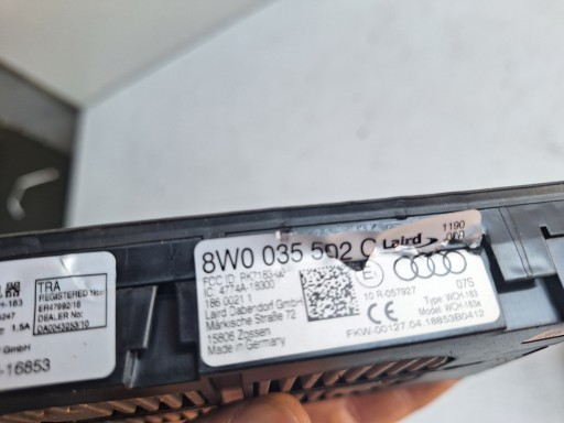 AUDI A4 B9 8W 16-20 LADOWARKA INDUKCYJNA 8W0035502