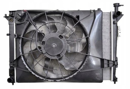 253102B400 - Hyundai santa fe 2.4 3.3 автомат 2010 - 2015 комплект водяний вентилятор кондиціонера