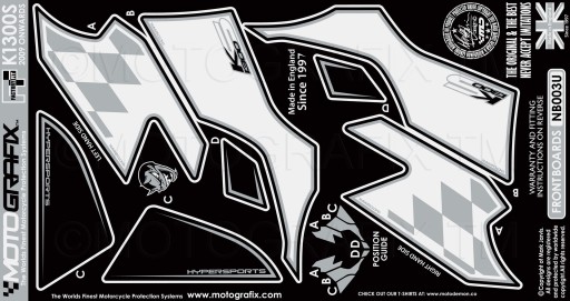 ШПОН ПЕРЕДНІЙ BMW K1300S 2009-2017