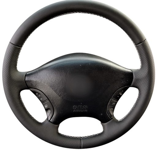 26 - РУЛЕВОЕ КОЛЕСО MERCEDES VITO SPRINTER 3 ОБШИВКА КОЖА