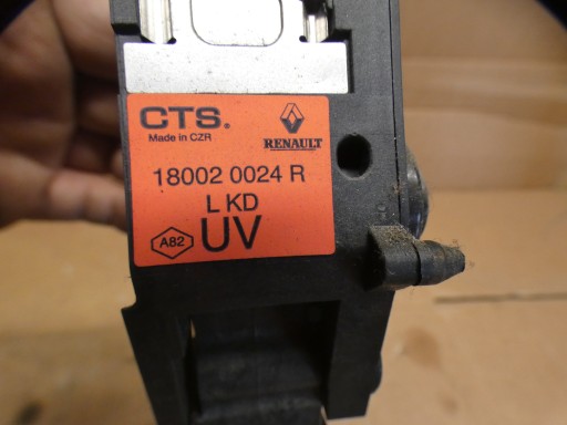 potentiometer Gas pedal Renault Scenic III 1.9DCI 2009-2013R 180020024R