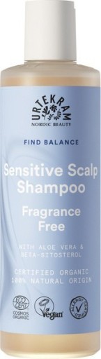 URTEKRAM Vonne neutrálny šampón pre citlivú pokožku hlavy 250 ml