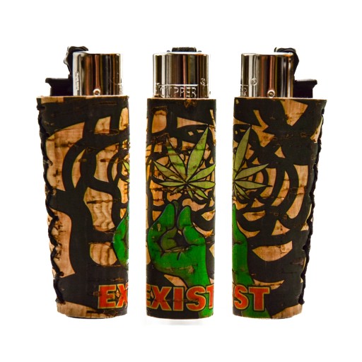 Clipper THC Cork Alien Gas Lighter