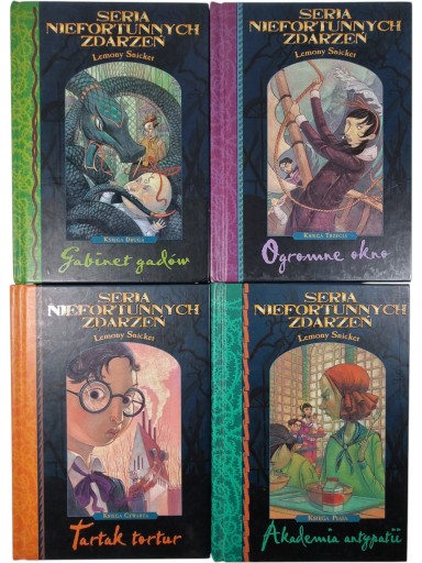 Zdjęcie egzemplarza: TWARDE / Seria Niefortunnych Zdarzeń 2-5 / Lemony Snicket