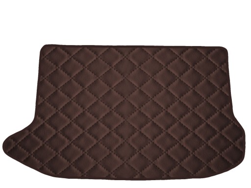Коврик из экокожи КОРИЧНЕВЫЙ для Hyundai Kona 2017-...