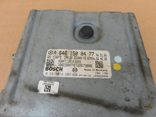 Bedienteil DES MOTORS Mercedes Sprinter 906 2.2 CDI OM646 A6461500477 Computer