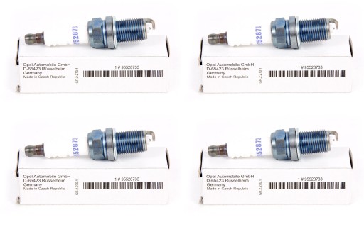 55576026 - 4x новые оригинальные свечи зажигания opel opel 1.4 1.4t 95528733